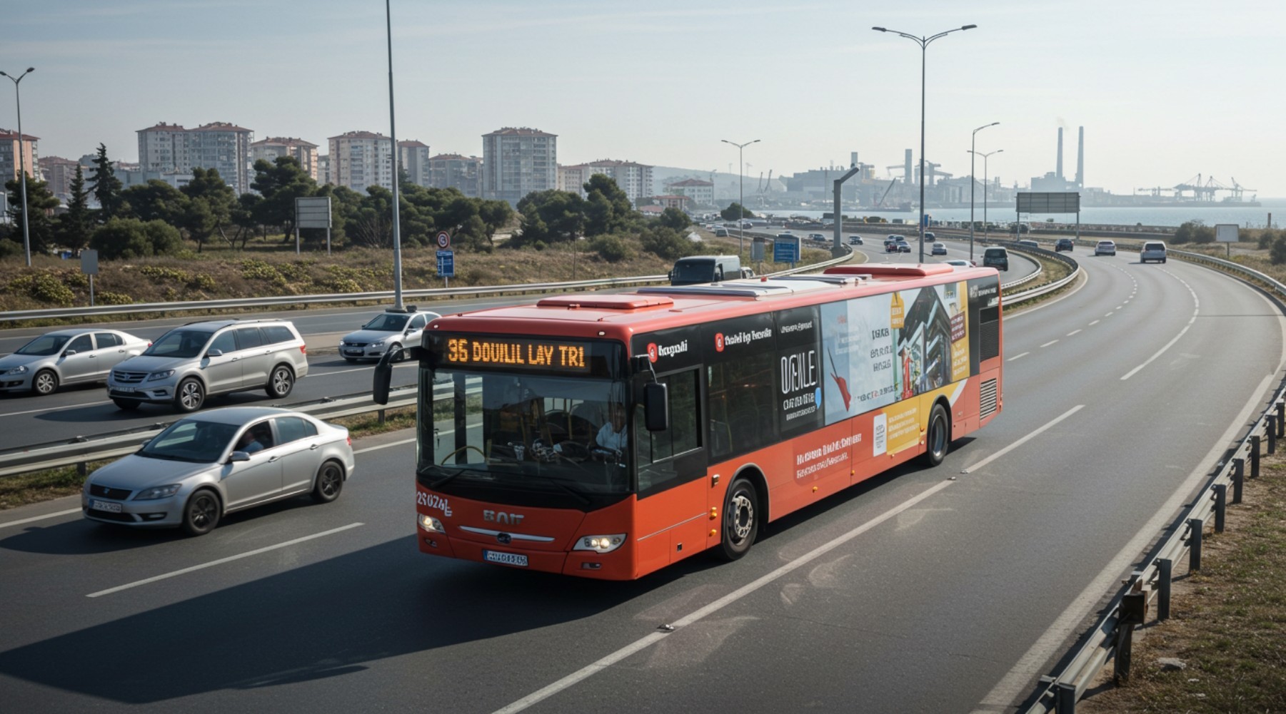 Kocaeli Otobüs Kaplama Reklamları