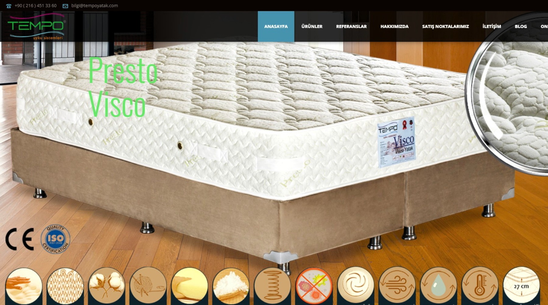Tempo Yatak E-Ticaret Sitesi Geliştirme Süreci
