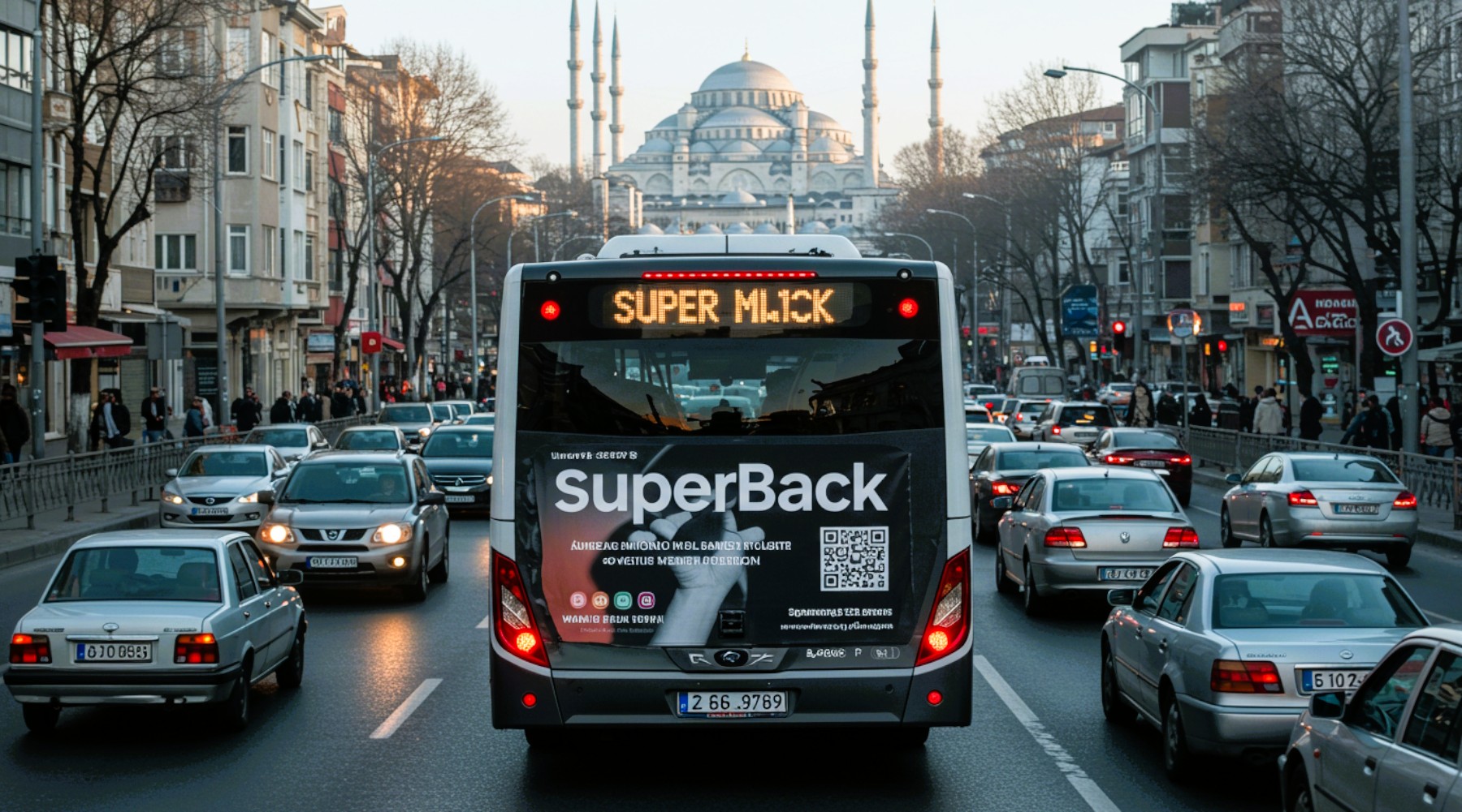 İstanbul Otobüs Arkası Kaplama Reklamları (Superback) Fiyatları
