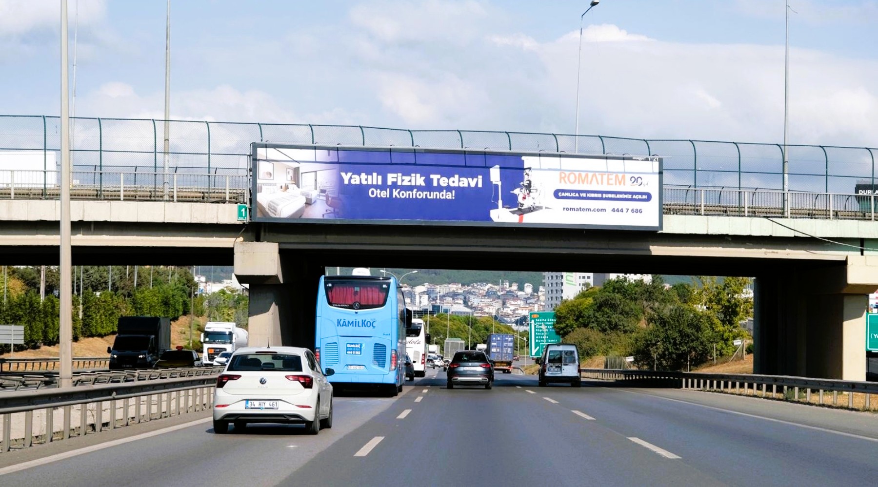 Istanbul Pedestrian Overpass Advertising