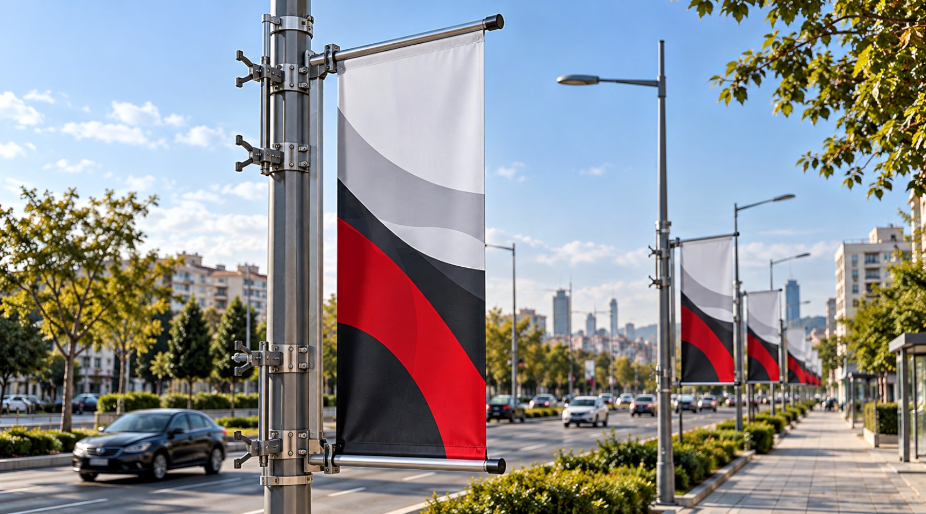 Pole Banner Aparatı Üretimi ve Montajı